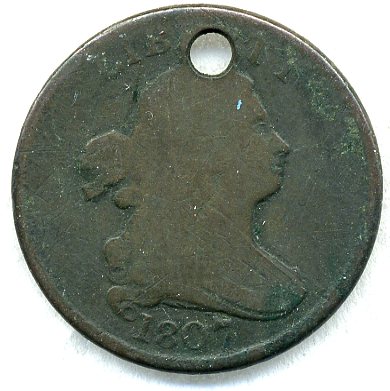 1807-Half-Cent-W/-Hole